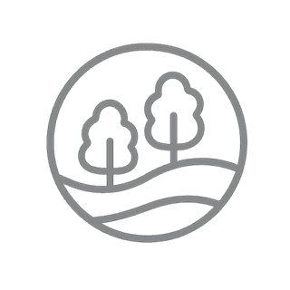 Earth element icon representing stability and holistic personal growth journey