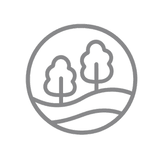 Earth element icon representing stability and holistic personal growth journey