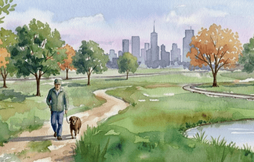 Person spending peaceful time in nature away from screens for digital detox and personal growth